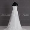 Mermaid Tulle Lace Wedding Dress Appliqed Spaghetti Straps Sweetheart Ruched Bodice with Chapel Train