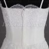 Mermaid Tulle Lace Wedding Dress Appliqed Spaghetti Straps Sweetheart Ruched Bodice with Chapel Train