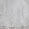Mermaid Tulle Lace Wedding Dress Appliqed Spaghetti Straps Sweetheart Ruched Bodice with Chapel Train