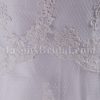Fit-and-Flare Strapless Lace Wedding Dress Appliqued Tulle with Court Train