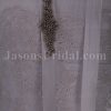 Fit-and-Flare Strapless Lace Wedding Dress Appliqued Tulle with Court Train