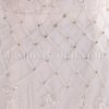 Mermaid Chiffin Wedding Dress Sleeveless Bateau Neckline Beaded Embellished Embroidery with Sweep Train