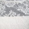 Fit-and-Flare Lace Wedding Dress Sleeveless Sheer Bodice Bateau Neck V-neck Waistband with Court Train