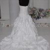 Ball Gown Sweetheart Beaded Appliqued Asymmetrical Ruched Dropped Pick-up Catch-up Chapel Train Taffeta Lace Wedding Dresses