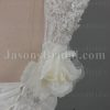 Ball Gown Cap Sleeves Sweetheart Beaded Appliqued Asymmetrical Ruched Dropped Pick-up Catch-up Chapel Train Taffeta Lace Wedding Dresses
