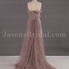 Mermaid Frilled Sweetheart Ruched Asymmetrical Pleated Side Draped Sweep Train Chiffon Wedding Dresses