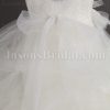 Ball Gown Sleeveless Illusion Lace Bateau Neckline Ruffles Floor Length Tulle Wedding Dresses