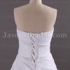 A-line Sweetheart Beaded Ruched Asymmetrical Draped Corset Chapel Train Chiffon Wedding Dresses