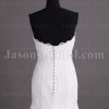 Fit-and-Flare Sweetheart Allover Appliques Jeweled Zipper Up Back Sweep Train Tulle Lace Wedding Dresses