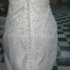 Trumpet Sweetheart Ruched Asymmetrical Pleated Beaded Embroidered Sweep Train Satin Wedding Dresses