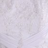 Modest A-line Short Sleeves Scoop Neckline Beaded Embroidered Ruched Cross Belts Sweep Train Chiffon Wedding Dresses