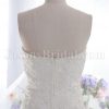 Fit-and-Flare Sweetheart Beaded Allover Appliques Sweep Train Tulle over Satin Wedding Dresses