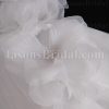 Fit-and-Flare Floral One-shoulder Sweetheart Asymmetrical Ruched Sweep Train Ruffled Tulle Wedding Dresses