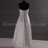 Mermaid Sweetheart Beaded Appliques High-low Hemline Lace over Satin Wedding Dresses