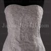 Mermaid Sweetheart Beaded Appliques High-low Hemline Lace over Satin Wedding Dresses