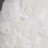 Dramatic Ball Gown Sweetheart Adorned Flowers Asymmetrical Ruched Chapel Train Spiral Wave Organza Wedding Dresses
