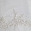 Glamorous Trumpet Sweetheart Beaded Embroidered Asymmetrical Ruched Sweep Train Tulle Wedding Dresses