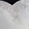 Glamorous Trumpet Sweetheart Beaded Embroidered Asymmetrical Ruched Sweep Train Tulle Wedding Dresses