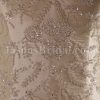 Glamorous Trumpet Sweetheart Allover Beaded Embroidered Chapel Train Pleated Taffeta Wedding Dresses