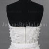 Elegant A-line Sweetheart Beaded Pleated Ribbon Sweep Train Tulle over Satin Wedding Dresses