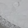 Ball Gown Strapless Asymmetrical Ruched Adorned Flowers Appliques Chapel Train Organza over Satin Wedding Dresses